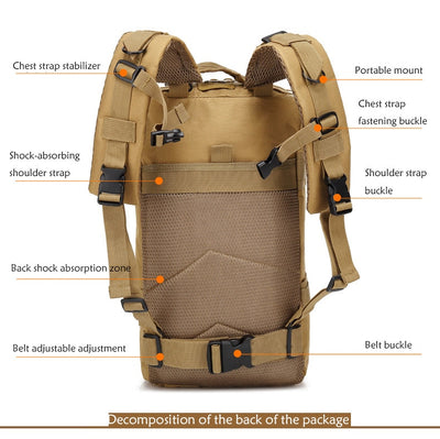 Mochila Táctica Multiusos con Diseño Camuflaje - Image 14