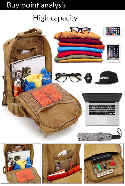Mochila Táctica Multiusos con Diseño Camuflaje - Image 15