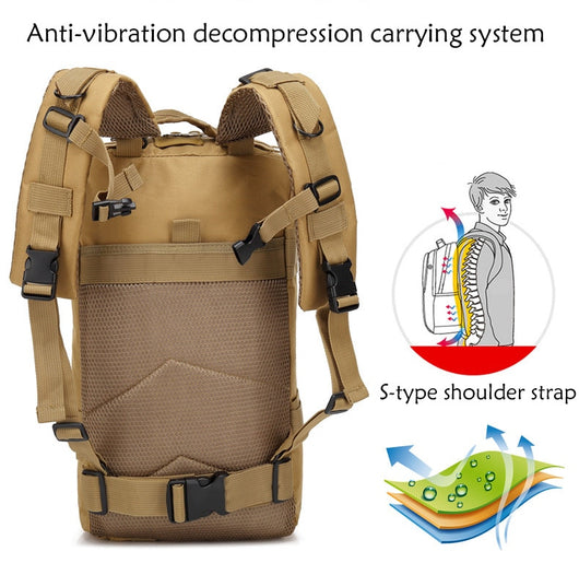 Mochila Táctica Multiusos con Diseño Camuflaje - Image 17
