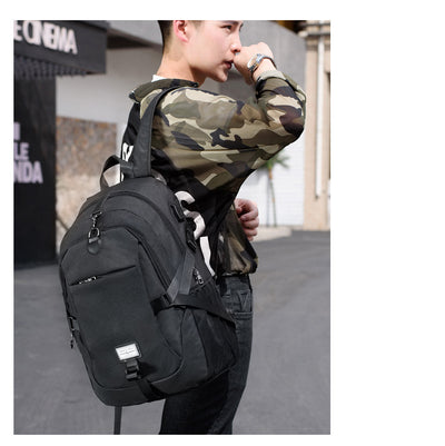 Mochila Multifuncional Unisex con Carga USB para Viajes y Trabajo - Image 10