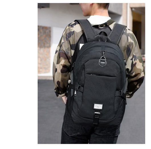 Mochila Multifuncional Unisex con Carga USB para Viajes y Trabajo - Image 11