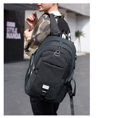 Mochila Multifuncional Unisex con Carga USB para Viajes y Trabajo - Image 12