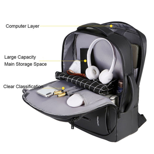 Mochila Inteligente con Carga USB Impermeable Multicapa - Image 14