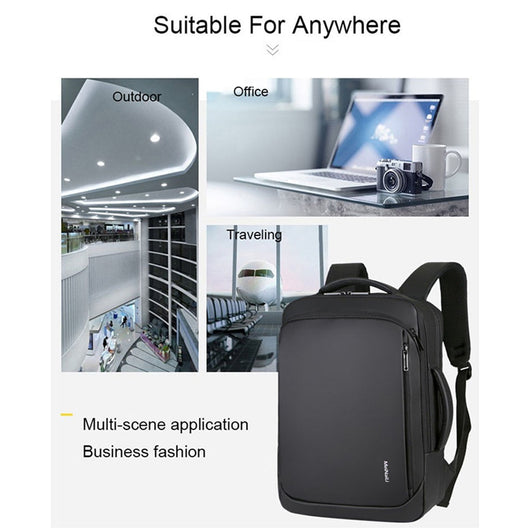 Mochila Inteligente con Carga USB Impermeable Multicapa - Image 16