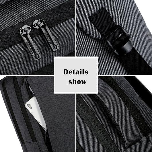 Mochila Inteligente con Carga USB Impermeable Multicapa - Image 26