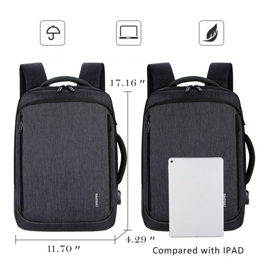 Mochila Inteligente con Carga USB Impermeable Multicapa - Image 27