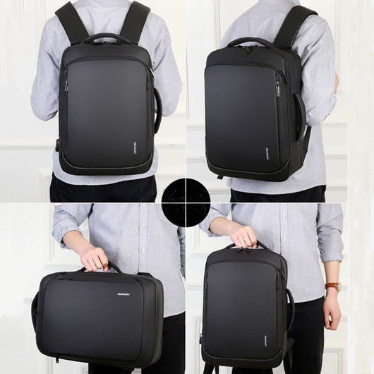 Mochila Inteligente con Carga USB Impermeable Multicapa - Image 41
