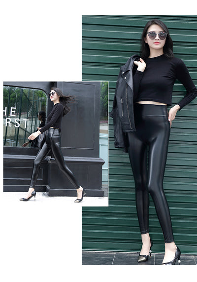 Leggins de Cintura Alta en Cuero - Image 21