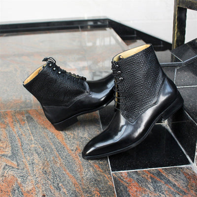 Botas de Cuero Premium para Hombre con Diseño Grabado - Image 19