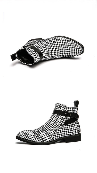 Botas de Cuero Estilo Británico Puntiagudas Altas Premium - Image 9