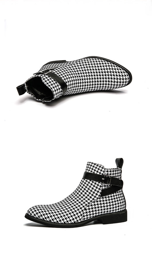 Botas de Cuero Estilo Británico Puntiagudas Altas Premium - Image 9