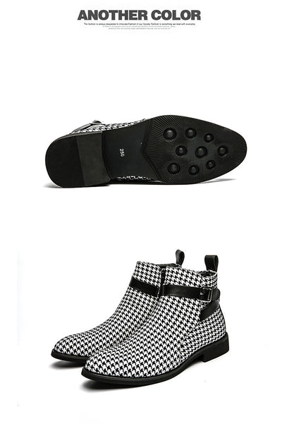 Botas de Cuero Estilo Británico Puntiagudas Altas Premium - Image 10