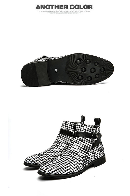 Botas de Cuero Estilo Británico Puntiagudas Altas Premium - Image 10