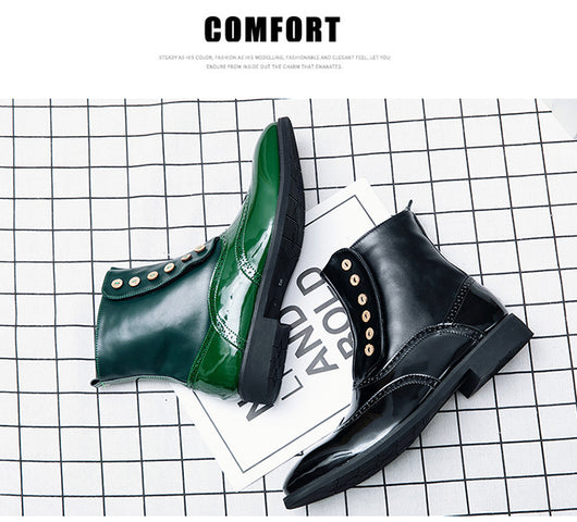 Botas Martin de Cuero Premium para Hombre - Estilo Urbano y Personalidad - Image 7