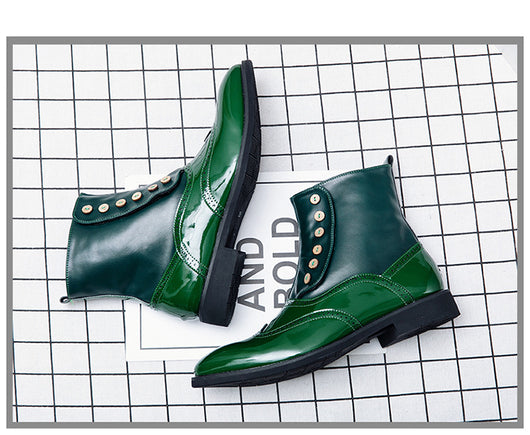 Botas Martin de Cuero Premium para Hombre - Estilo Urbano y Personalidad - Image 9