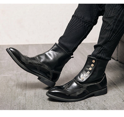 Botas Martin de Cuero Premium para Hombre - Estilo Urbano y Personalidad - Image 12
