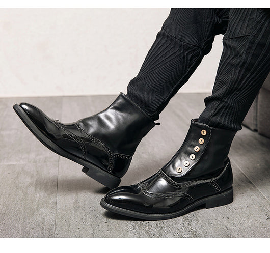 Botas Martin de Cuero Premium para Hombre - Estilo Urbano y Personalidad - Image 12