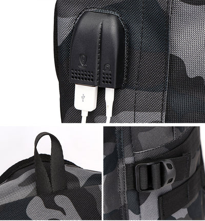 Mochila Táctica con Puerto USB Integrado - Image 16
