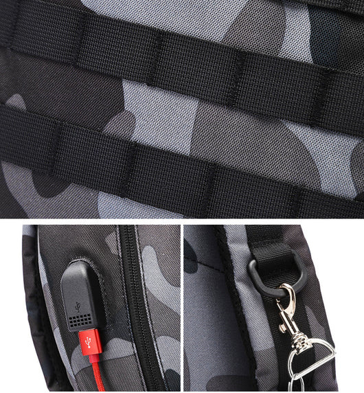 Mochila Táctica con Puerto USB Integrado - Image 19