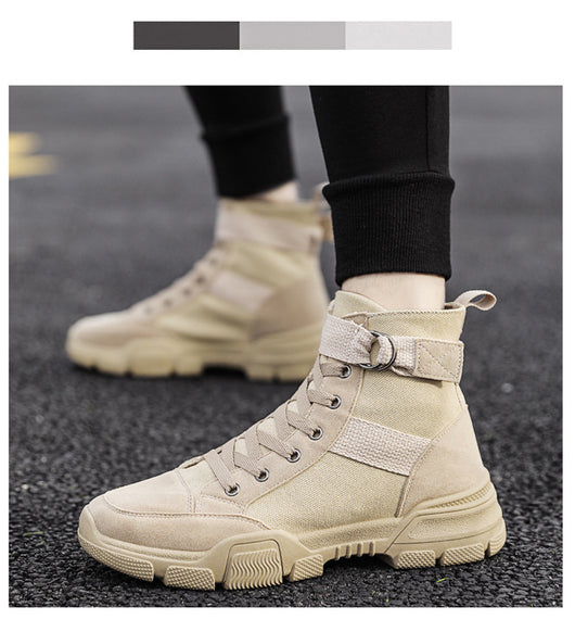 Botas de Trabajo Martin Canvas Altas para Hombre - Image 9