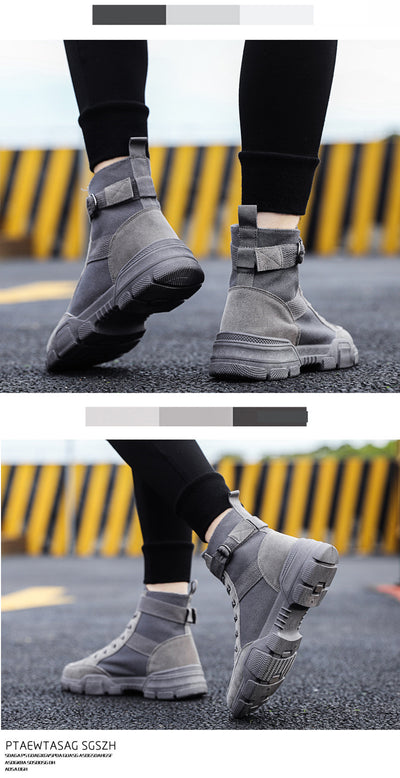 Botas de Trabajo Martin Canvas Altas para Hombre - Image 12