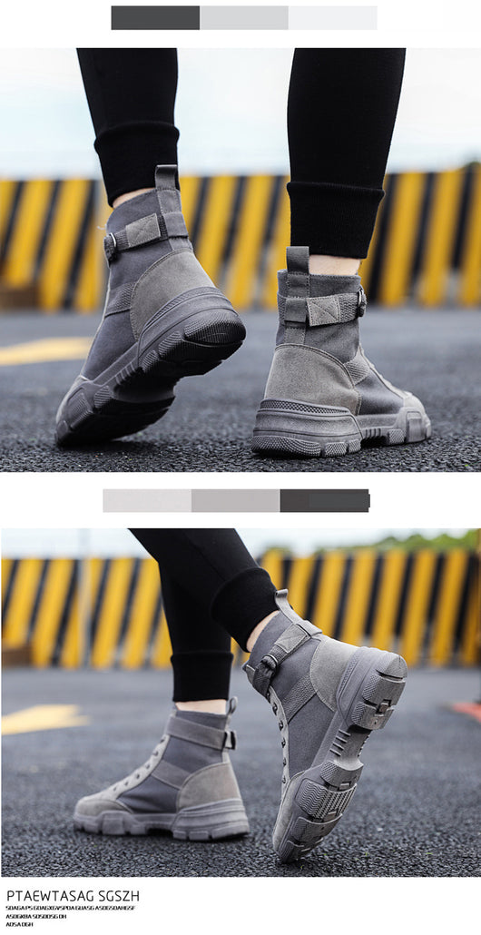 Botas de Trabajo Martin Canvas Altas para Hombre - Image 12