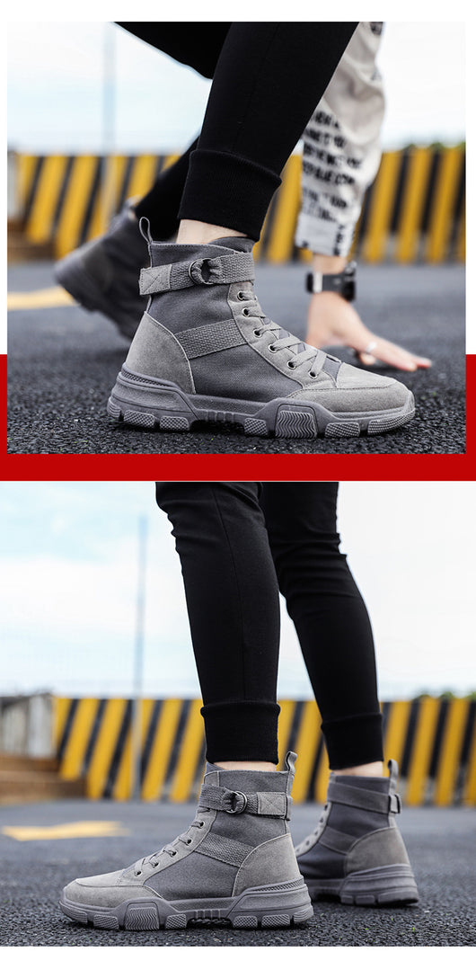 Botas de Trabajo Martin Canvas Altas para Hombre - Image 13