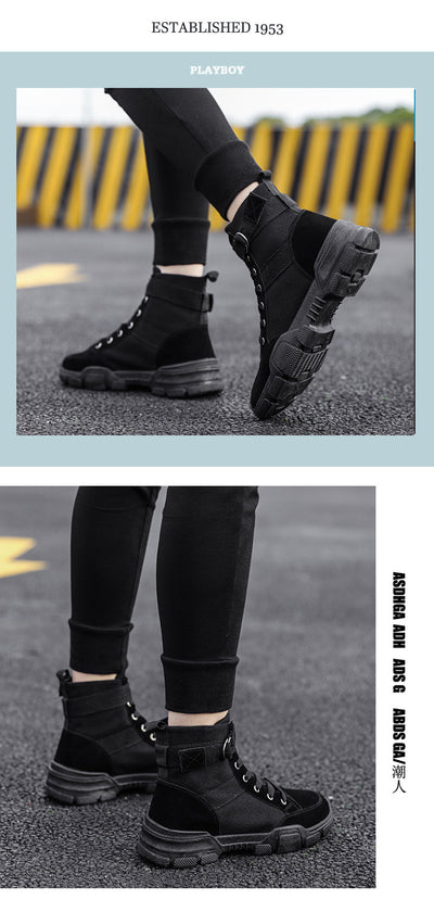 Botas de Trabajo Martin Canvas Altas para Hombre - Image 15