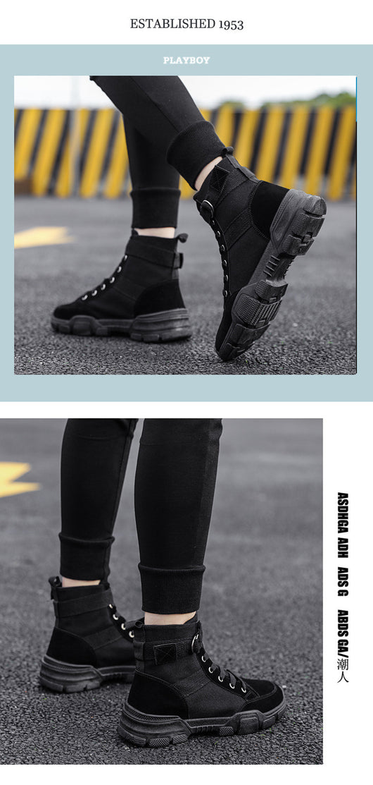 Botas de Trabajo Martin Canvas Altas para Hombre - Image 15