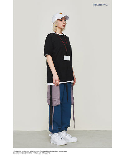Pantalones Cargo Harem con Bolsillos Laterales para Hombre - Image 16