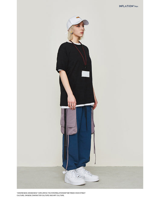 Pantalones Cargo Harem con Bolsillos Laterales para Hombre - Image 16