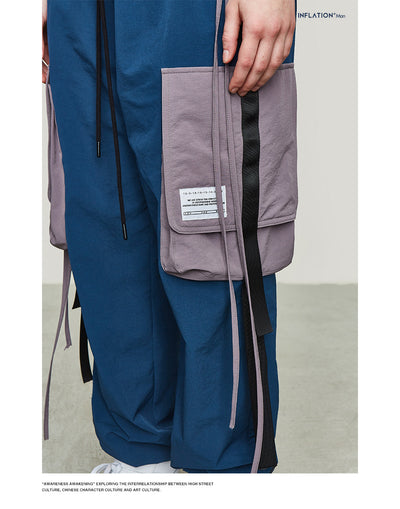 Pantalones Cargo Harem con Bolsillos Laterales para Hombre - Image 17