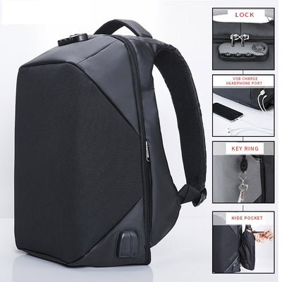 Mochila para Laptop con Carga USB y Protección Impermeable - Image 9