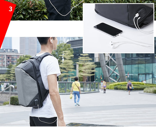 Mochila para Laptop con Carga USB y Protección Impermeable - Image 20