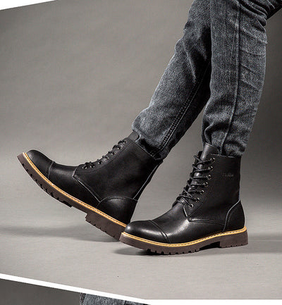 Botas Martin de Cuero para Hombre - Zapatos de Piel Auténtica - Image 12