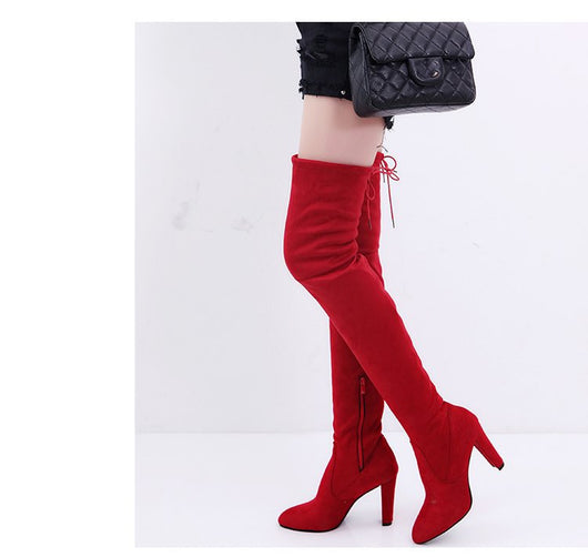 Botas Altas Over the Knee con Tacón para Mujer - Image 13