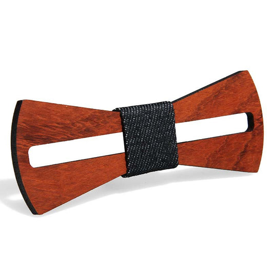 Pajarita de Madera Maciza Verde y Rojo con Diseño de Pera - Image 18