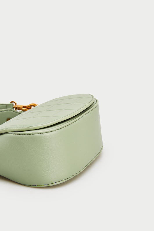 Bolso de Hombro Verde para Mujer - Image 9