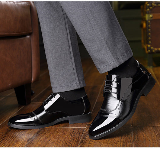 Zapatos de Cuero Británicos para Hombre - Elegancia Profesional y Casual - Image 8