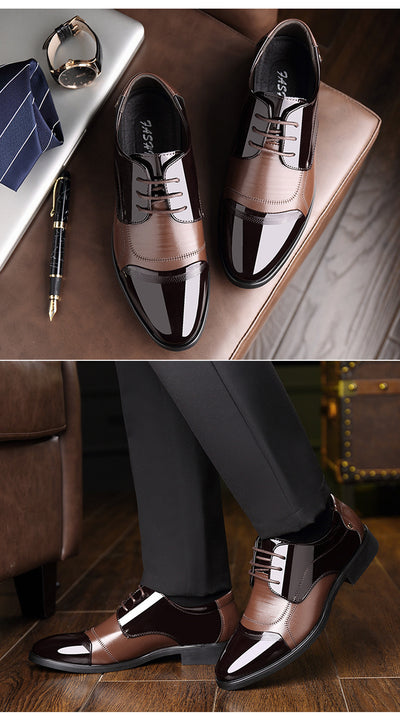 Zapatos de Cuero Británicos para Hombre - Elegancia Profesional y Casual - Image 13