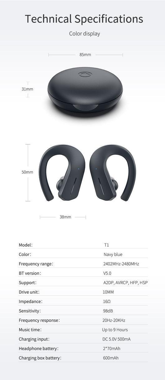 Audífonos Inalámbricos Bluetooth de Alta Calidad - Image 16