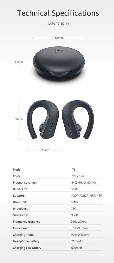 Audífonos Inalámbricos Bluetooth de Alta Calidad - Image 16