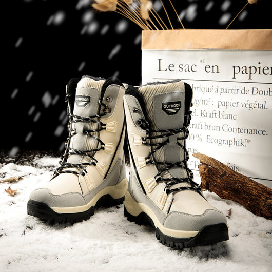 Botas de Nieve Cálidas con Forro de Algodón y Felpa - Image 16