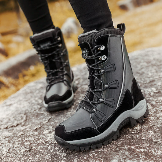 Botas de Nieve Cálidas con Forro de Algodón y Felpa - Image 20