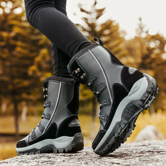 Botas de Nieve Cálidas con Forro de Algodón y Felpa - Image 23
