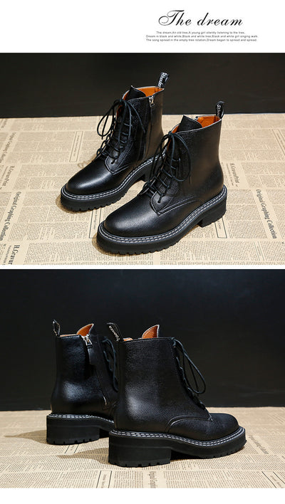 Botas Martin Plataforma para Mujer - Estilo Motociclista Robusto - Image 14