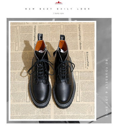 Botas Martin Plataforma para Mujer - Estilo Motociclista Robusto - Image 15