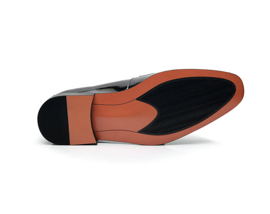 Zapatos Monk de Cuero Negro con Hebilla - Mocasín Cómodo Punta Fina para Hombre - Image 14