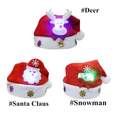 Gorro Navideño Luminoso con Apliques de Dibujos Animados - Image 19