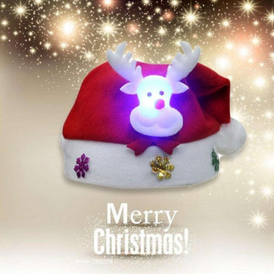 Gorro Navideño Luminoso con Apliques de Dibujos Animados - Image 20